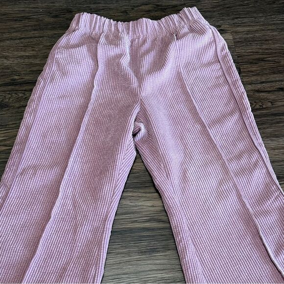 BDG Urban Outfitters High Waisted Mauve Pink Corduroy Flare Pants Size S-P - Picture 2 of 11